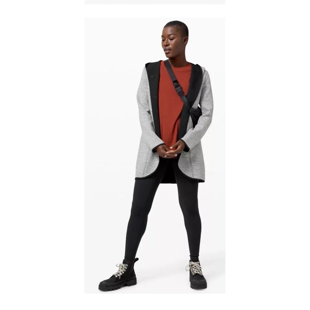 Womens LULULEMON Urban Horizons Jacket Reversible‎ Heather Grey, Size XS-S $168 - Picture 4 of 10